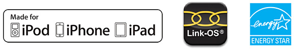 Stworzone dla urządzeń iPod, iPhone, iPad – Link-OS – Energy Star